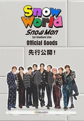 Snow Man 首次体育场演唱会海报