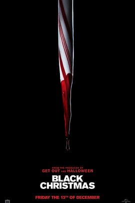 黑色圣诞节海报