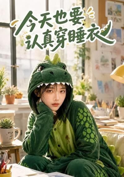 今天也要认真穿睡衣海报